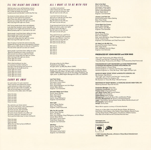 John Mayer - Sob Rock (LP, Album) - Very Good Plus (VG+) / Very Good Plus (VG+)