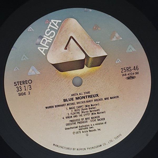 Arista All Stars - Blue Montreux (Vinyl, LP, Album, Stereo)