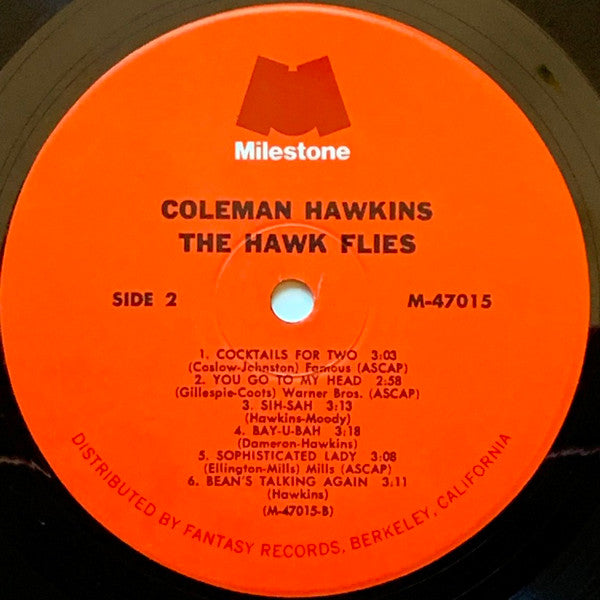 Coleman Hawkins - The Hawk Flies (2xVinyl, LP, Compilation, Remastered, Stereo) Very Good Plus (VG+) / Very Good (VG)