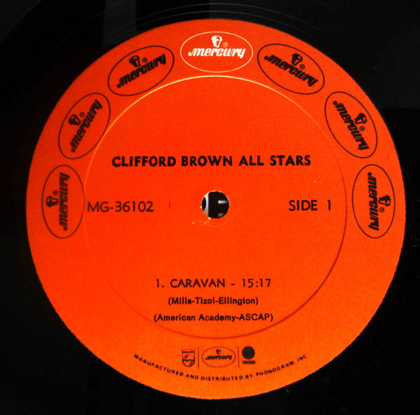 Clifford Brown All Stars - Clifford Brown All Stars (Vinyl, LP, Album, Reissue) Very Good (VG) / Very Good Plus (VG+)