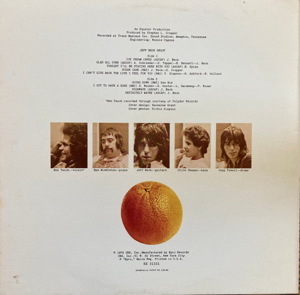 Jeff Beck Group - Jeff Beck Group (Vinyl, Repress, LP, Album, Stereo)