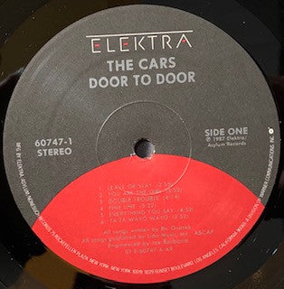 The Cars - Door To Door (Vinyl, LP, Album, Stereo) Very Good Plus (VG+) / Very Good Plus (VG+)