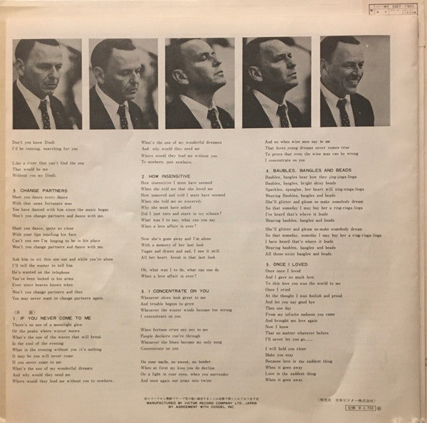 Frank Sinatra - Francis Albert Sinatra & Antonio Carlos Jobim (Vinyl, LP, Album, Stereo) Good Plus (G+) / Good Plus (G+)