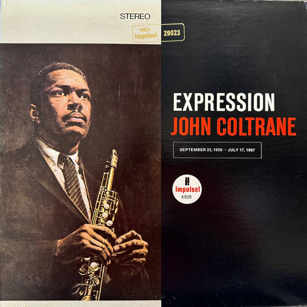 John Coltrane - Expression (Vinyl, LP, Album, Reissue, Stereo) Very Good (VG) / Very Good Plus (VG+)