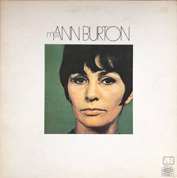 Ann Burton - Miss Ann Burton (Vinyl, LP, Compilation) Very Good Plus (VG+) / Very Good (VG)