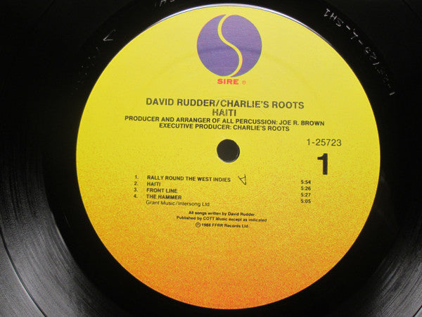 David Rudder - Haiti (Vinyl, LP, Album) Good Plus (G+) / Good Plus (G+)