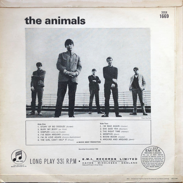 The Animals - The Animals (Vinyl, LP, Album, Mono) Very Good (VG) / Very Good (VG)