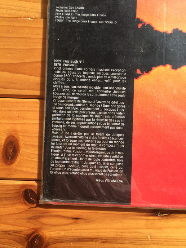 Jacques Loussier - Pulsion (Vinyl, LP, Album, Stereo) Very Good Plus (VG+) / Very Good Plus (VG+)