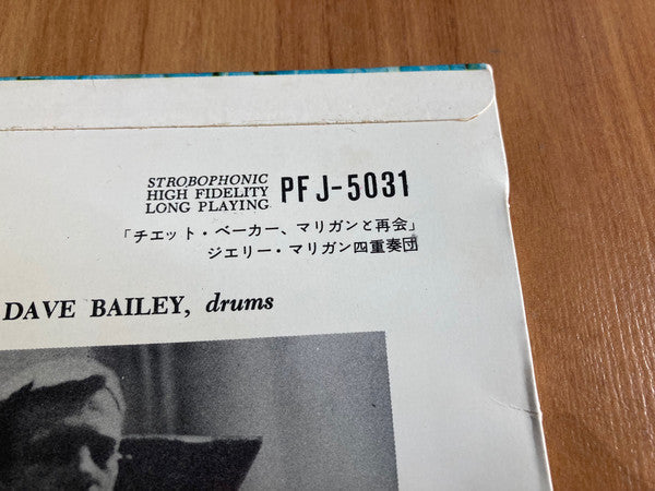 Gerry Mulligan Quartet - Reunion With Chet Baker (Vinyl, LP, Album) Very Good Plus (VG+) / Very Good Plus (VG+)