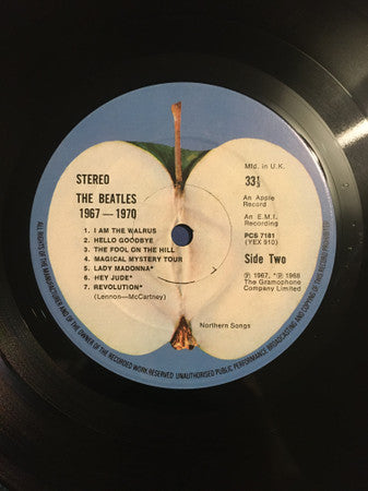 The Beatles - 1967-1970 (2xVinyl, LP, Compilation) Very Good Plus (VG+) / Very Good Plus (VG+)