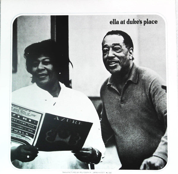 Ella Fitzgerald - Ella At Duke's Place (Vinyl, LP, Album, Stereo) Very Good Plus (VG+) / Very Good Plus (VG+)