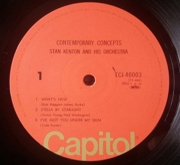 Stan Kenton - Contemporary Concepts (Vinyl, LP, Album) Near Mint (NM or M-) / Very Good (VG)