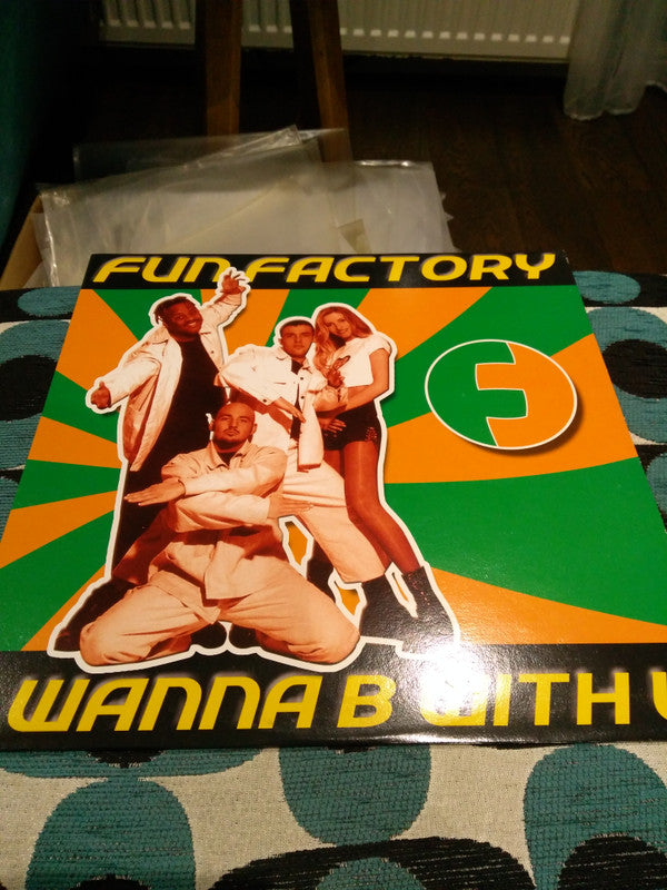 Fun Factory - I Wanna B With U (Vinyl, 12") Good Plus (G+) / Very Good (VG)