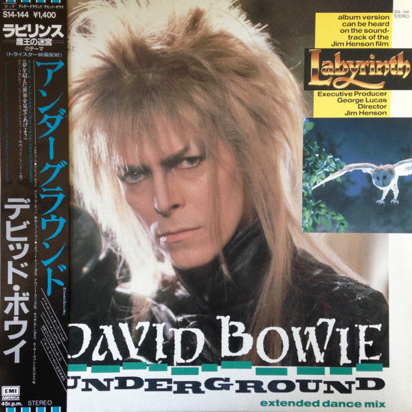 David Bowie - Underground (Extended Dance Mix) (Vinyl, 12", 45 RPM,...