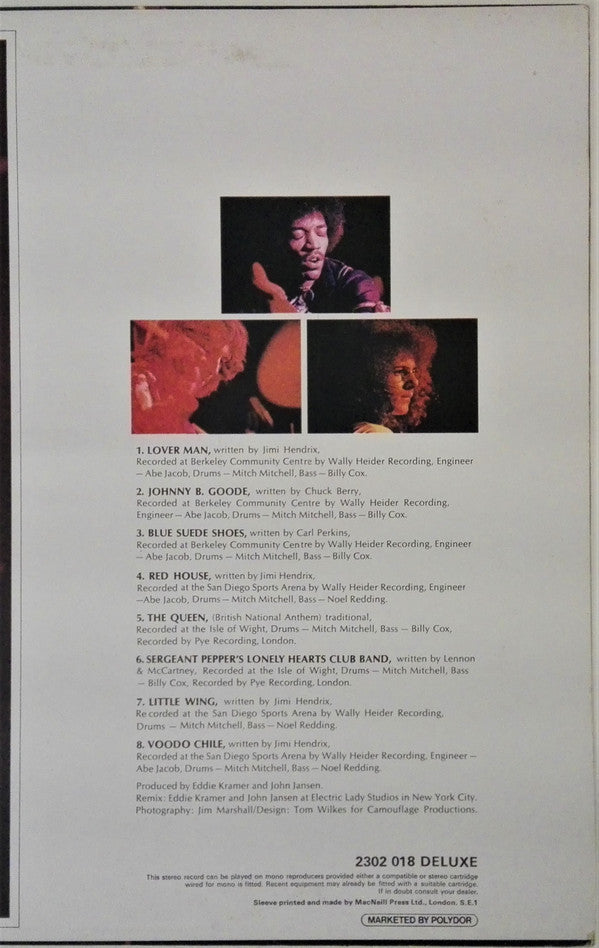 Jimi Hendrix - Hendrix In The West (Vinyl, LP, Album, Stereo) Good Plus (G+) / Good (G)