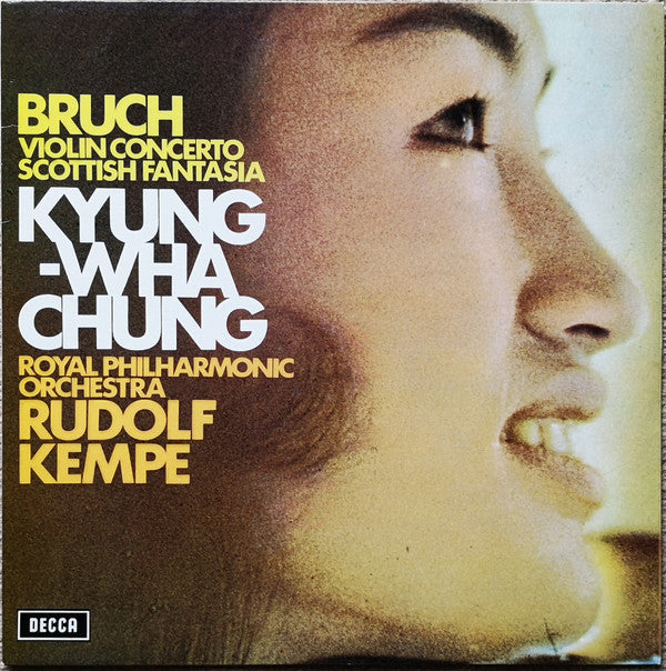 Max Bruch - Violin Concerto / Scottish Fantasia (Vinyl, LP, Reissue, Stereo) Very Good Plus (VG+) / Very Good (VG)