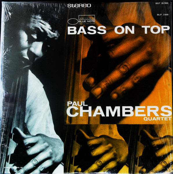 Paul Chambers Quartet - Bass On Top (Vinyl, LP, Album, Reissue, Stereo) Very Good (VG) / Very Good (VG)