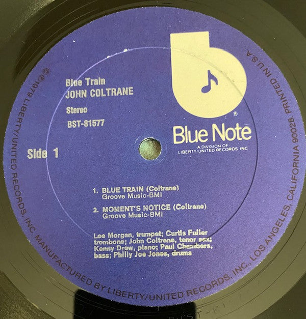 John Coltrane - Blue Train (Vinyl, LP, Album, Reissue) Very Good (VG) / Good Plus (G+)