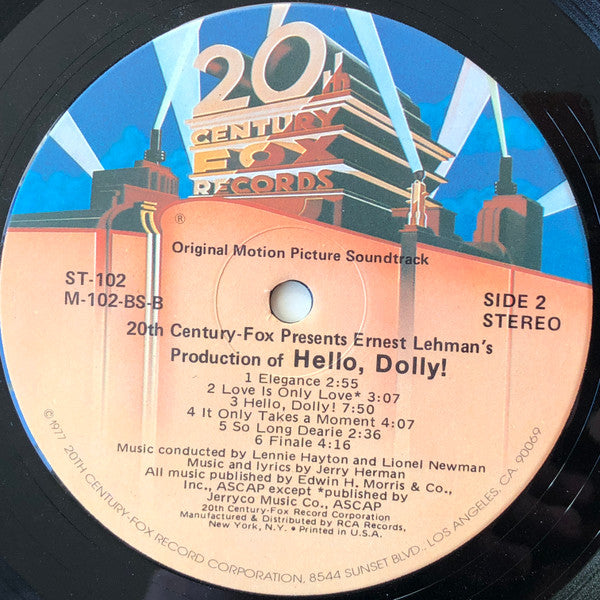 Barbra Streisand - Hello, Dolly! (Original Motion Picture Soundtrack Album) (Vinyl, LP, Album, Reissue) Very Good (VG) / Very Good (VG)