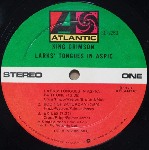 King Crimson - Larks' Tongues In Aspic (Vinyl, LP, Album, Repress, ...