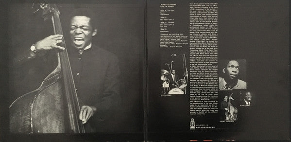 John Coltrane - Live In Paris (2xVinyl, LP, Album, Mono) Very Good Plus (VG+) / Good Plus (G+)