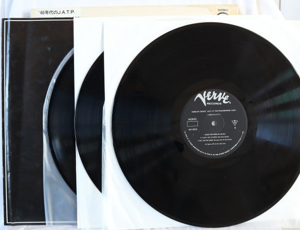 Jazz At The Philharmonic - 1940s (3xVinyl, Box Set, LP, Compilation, Mono) Near Mint (NM or M-) / Very Good Plus (VG+)