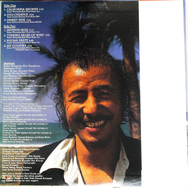 Sadao Watanabe - California Shower (Vinyl, LP, Album)