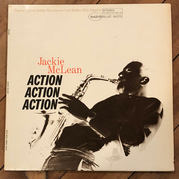 Jackie McLean - Action (Vinyl, LP, Album, Stereo) Good Plus (G+) / Good Plus (G+)