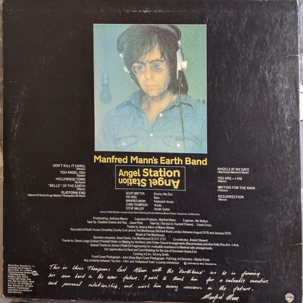 Manfred Mann's Earth Band - Angel Station (Vinyl, LP, Album, Stereo) Very Good Plus (VG+) / Good Plus (G+)