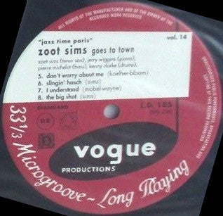 Zoot Sims - Goes To Town: Jazz Time In Paris Vol. 14 (Vinyl, LP, 10...