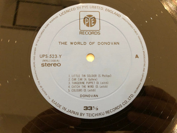 Donovan - The World Of Donovan (Vinyl, LP, Compilation, Stereo) Very Good Plus (VG+) / Very Good Plus (VG+)