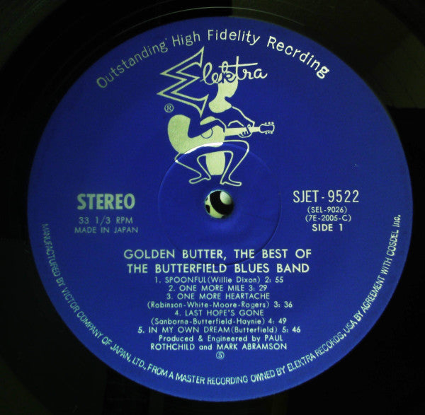 The Paul Butterfield Blues Band - Golden Butter / The Best Of The Paul Butterfield Blues Band (2xVinyl, LP, Compilation, Stereo) Very Good (VG) / Very Good (VG)