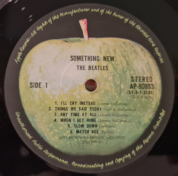 The Beatles - Something New (Vinyl, LP, Album, Reissue, Stereo) Very Good (VG) / Good Plus (G+)