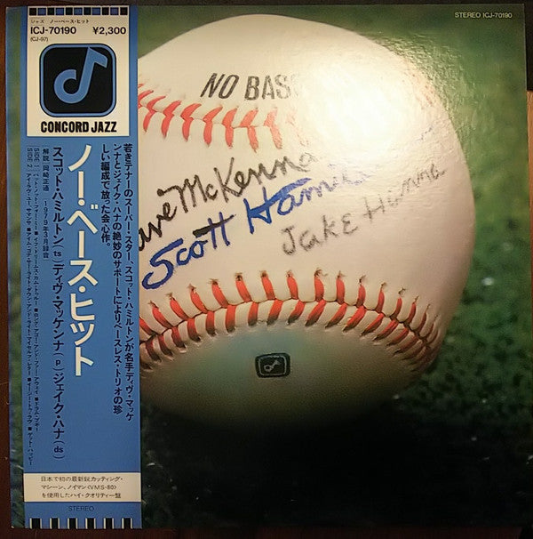 Scott Hamilton - No Bass Hit (Vinyl, LP, Album) Very Good Plus (VG+) / Good Plus (G+)