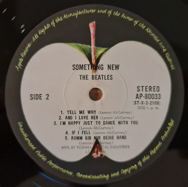 The Beatles - Something New (Vinyl, LP, Album, Reissue, Stereo) Very Good (VG) / Good Plus (G+)