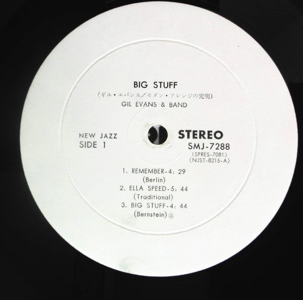Gil Evans - Big Stuff (Vinyl, LP, Album, Promo, Reissue, Stereo) Very Good Plus (VG+) / Very Good Plus (VG+)