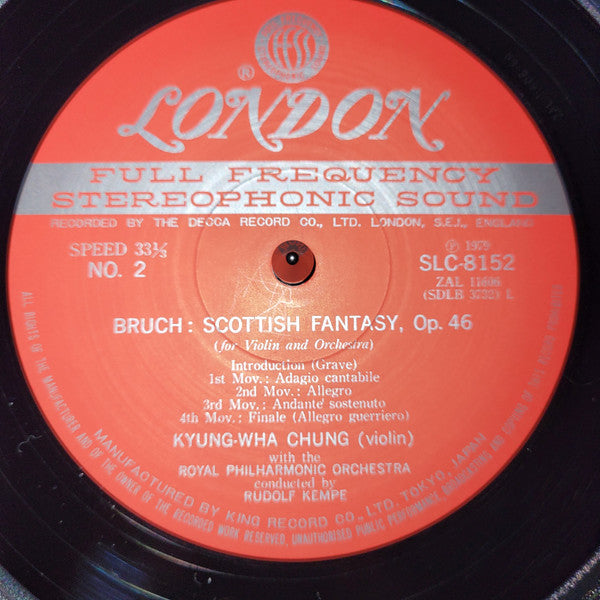 Max Bruch - Violin Concerto / Scottish Fantasia (Vinyl, LP, Album, ...