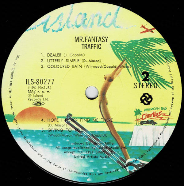 Traffic - Mr. Fantasy (Vinyl, LP, Album, Reissue) Very Good Plus (VG+) / Very Good (VG)