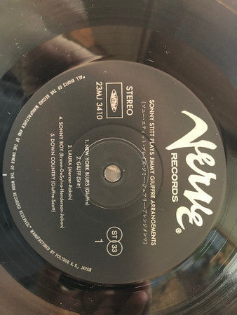 Sonny Stitt - Plays Jimmy Giuffre Arrangements (Vinyl, LP, Album, Reissue, Stereo) Very Good Plus (VG+) / Very Good Plus (VG+)
