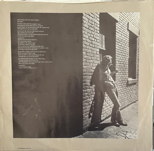 Tom Jans - The Eyes Of An Only Child (Vinyl, LP, Album, Stereo) Very Good Plus (VG+) / Good (G)