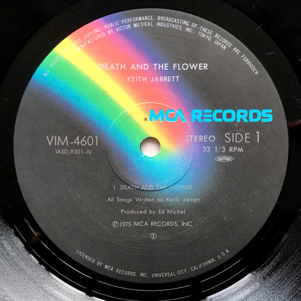 Keith Jarrett - Death And The Flower (Vinyl, LP, Album, Reissue, Stereo) Very Good Plus (VG+) / Very Good (VG)
