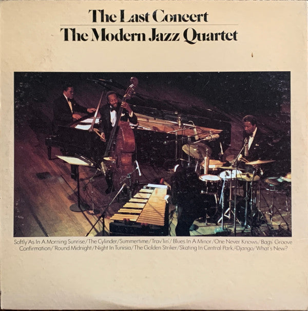 The Modern Jazz Quartet - The Last Concert (2xVinyl, LP, Album, Stereo) Very Good (VG) / Good Plus (G+)