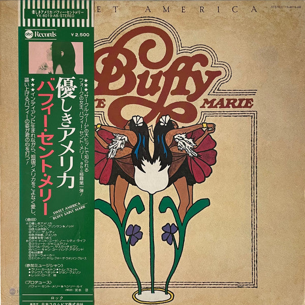 Buffy Sainte-Marie - Sweet America (Vinyl, LP, Album, Stereo) Near Mint (NM or M-) / Very Good Plus (VG+)