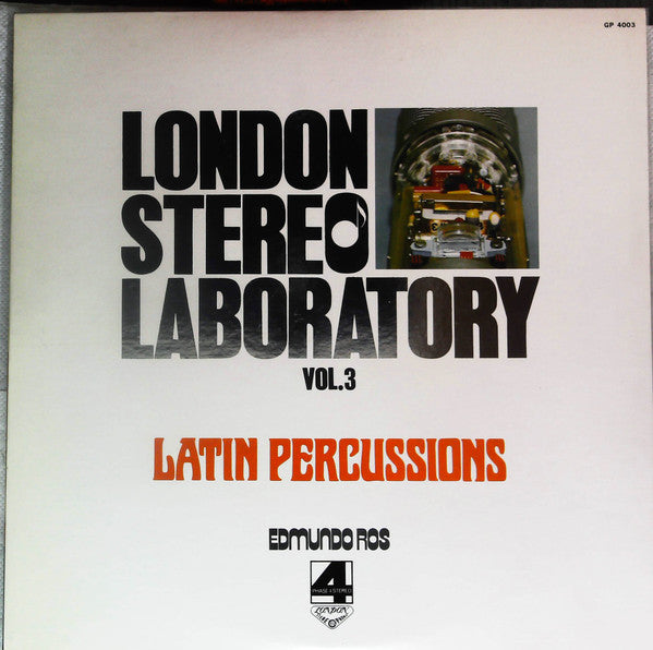 Edmundo Ros & His Orchestra - London Stereo Laboratory, Vol. 3 - Latin Percussions (Vinyl, LP, Compilation, Special Edition, Stereo) Very Good (VG) / Very Good (VG)
