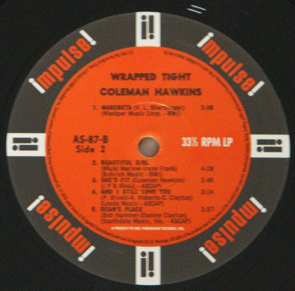 Coleman Hawkins - Wrapped Tight (Vinyl, LP, Album, Reissue) Very Good Plus (VG+) / Very Good Plus (VG+)