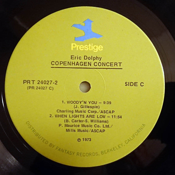 Eric Dolphy - Copenhagen Concert (2xVinyl, LP, Compilation, Remastered) Very Good (VG) / Very Good (VG)