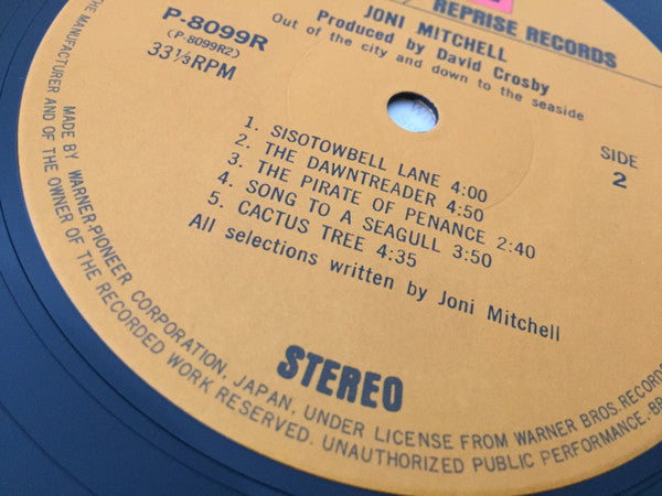 Joni Mitchell - Song To A Seagull (Vinyl, LP, Album, Reissue, Stereo) Very Good Plus (VG+) / Very Good Plus (VG+)