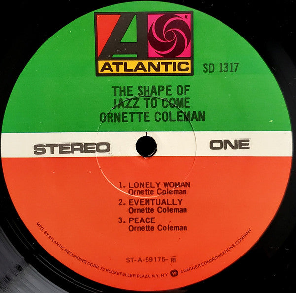 Ornette Coleman - The Shape Of Jazz To Come (Vinyl, LP, Album, Stereo, Reissue) Very Good (VG) / Very Good Plus (VG+)