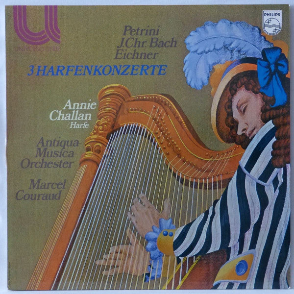 Francesco Petrini - 3 Harfenkonzerte (Vinyl, LP, Stereo) Near Mint (NM or M-) / Very Good Plus (VG+)