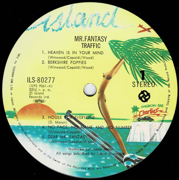 Traffic - Mr. Fantasy (Vinyl, LP, Album, Reissue) Very Good Plus (VG+) / Very Good (VG)